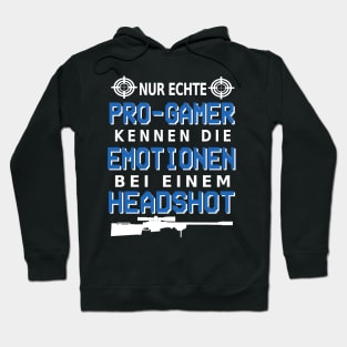 Headshot Gaming Gamer Emotionen Geschenk Hoodie